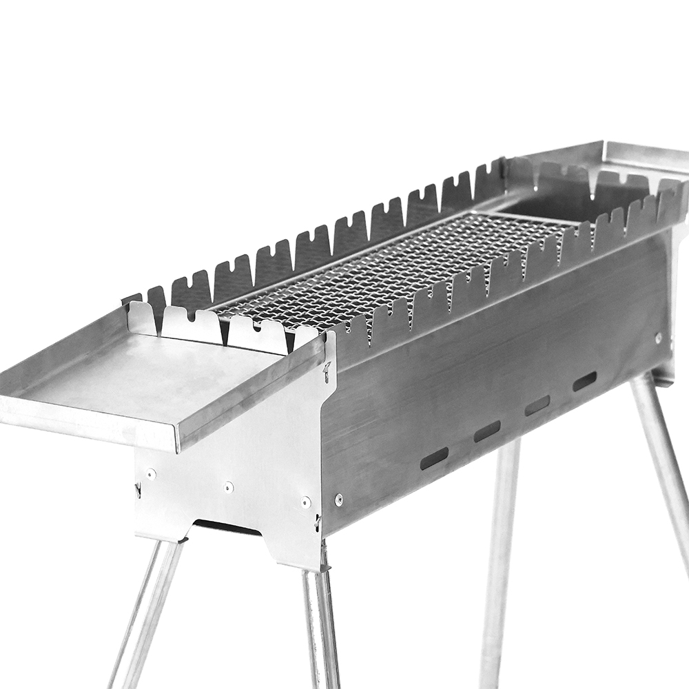 Rozsdamentes acél négyszögletes normál grillsütő