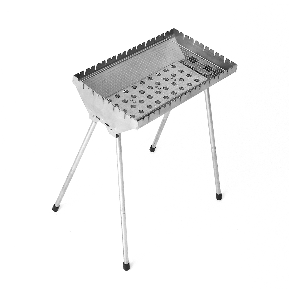 Rozsdamentes acél szélesített normál grillsütő